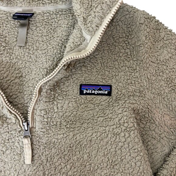 Patagonia Quarter Zip Pullover Sweater Sherpa Los Gatos Size Small - Picture 4 of 9